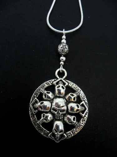 Tibetan silver skull - tibetan,