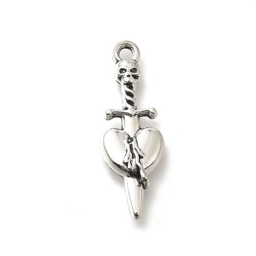 Tibetan silver dagger - tibetan,