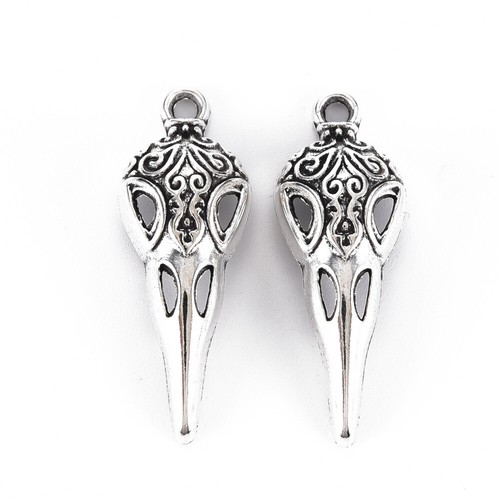 Tibetan silver charms bird - tibetan,