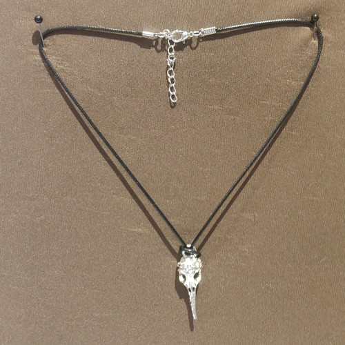 Bird skull tibetan silver - bird,