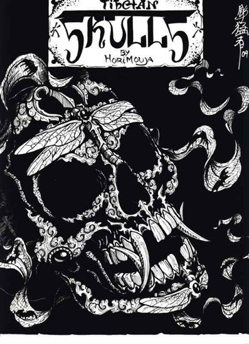 Tibetan skulls tattoo designs - tibetan,