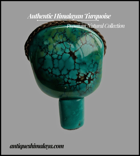 Antique tibetan turquoise - tibetan, guru