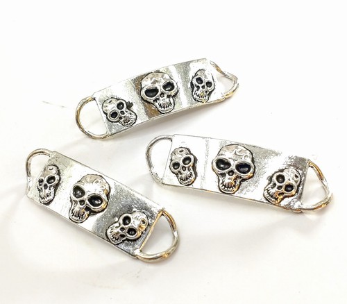 Skull bracelet connectors - skull,