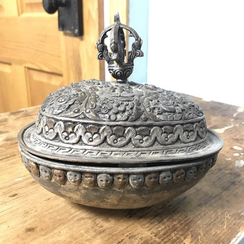 Silver and brass gilt - and, tibetan