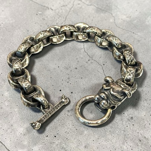 Tibetan silver heavy skull - silver,