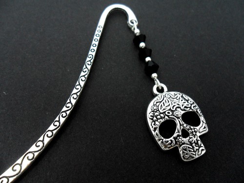 Tibetan silver skull - silver,