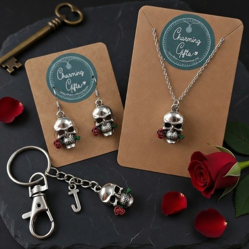 Skull rose jewellery - &, –
