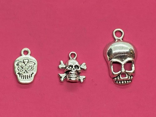 Tibetan silver skull - tibetan,